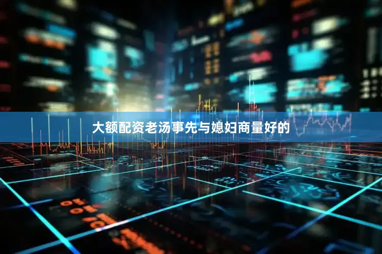 大额配资老汤事先与媳妇商量好的